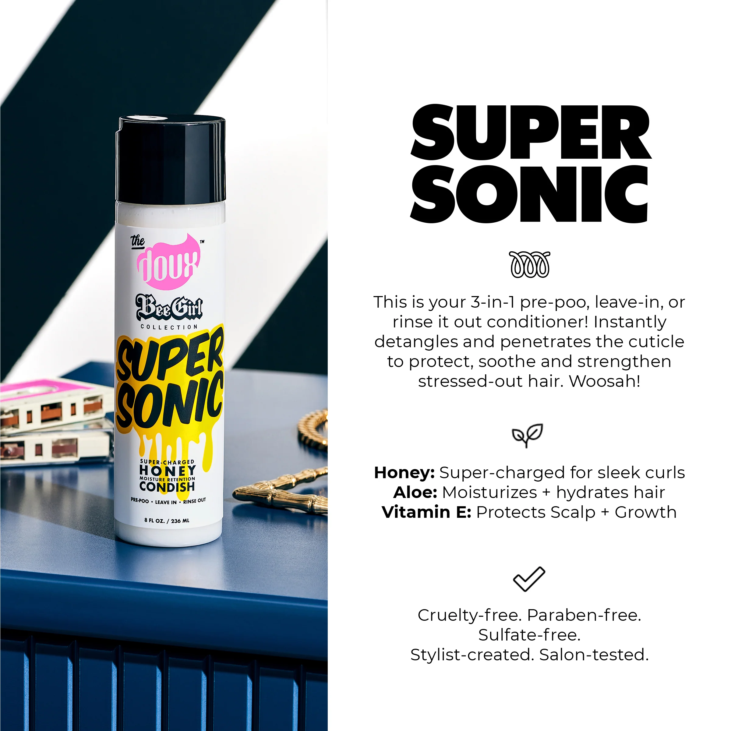 SUPERSONIC Honey Condish 8oz - Image 4